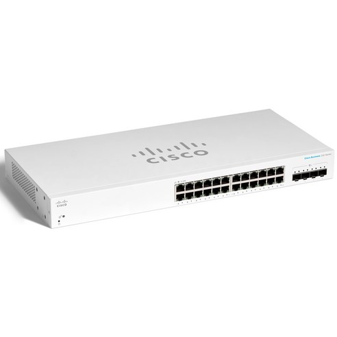 시스코 24포트 스위칭허브, CBS220-24T-4G-EU, 1개