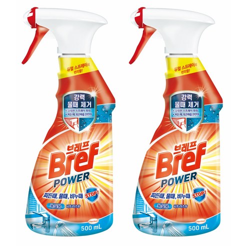 브레프 파워 욕실 세정제, 2개, 500ml