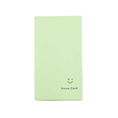 페이토 스마일리 추억 사진 미니 카드 앨범, 그린, 20매