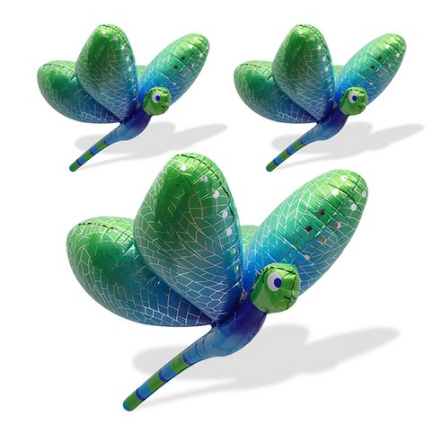 4D 입체 잠자리, 그린, 3개
