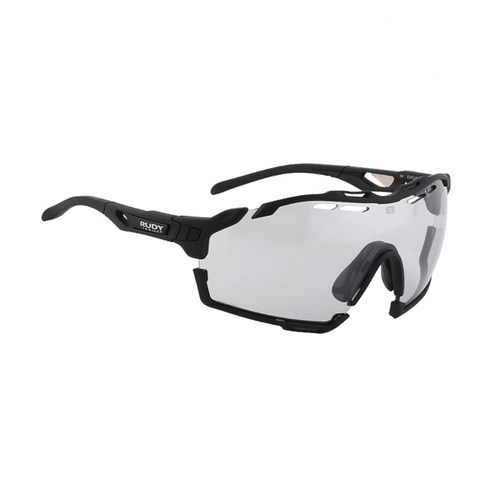 루디프로젝트 임팩트X 포토크로믹 2 변색 렌즈 컷라인 스포츠 선글라스 SP637306-0000, 매트 블랙 + 블랙(렌즈) + 블랙 무광(범퍼)