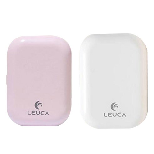 루카 투케어 충전식 휴대용 칫솔기 2종 세트, C2D301PK, C2D301WH, 핑크, 화이트