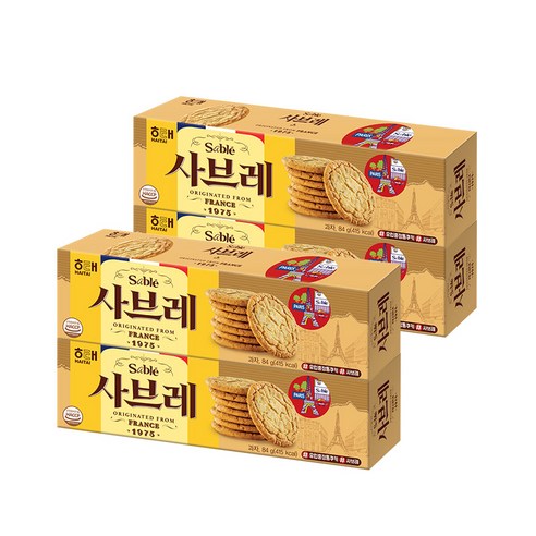 해태제과 사브레, 84g, 4개