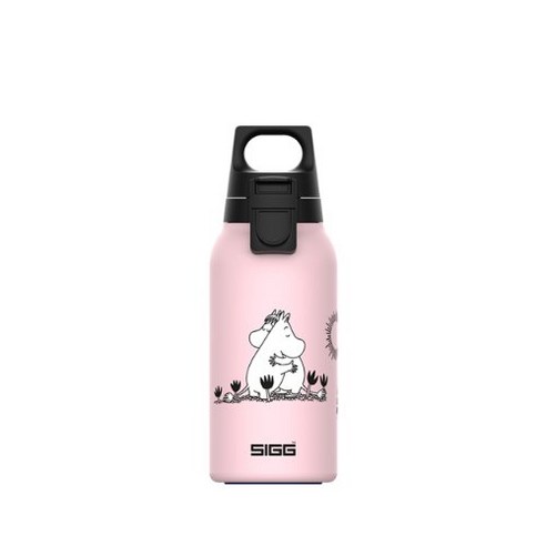 지그 무민 핫앤콜드라이트 보온 보냉 워터 보틀 텀블러, 러브, 330ml