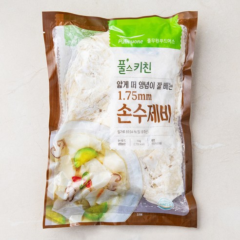 풀무원 풀스키친 손수제비, 1kg, 5개