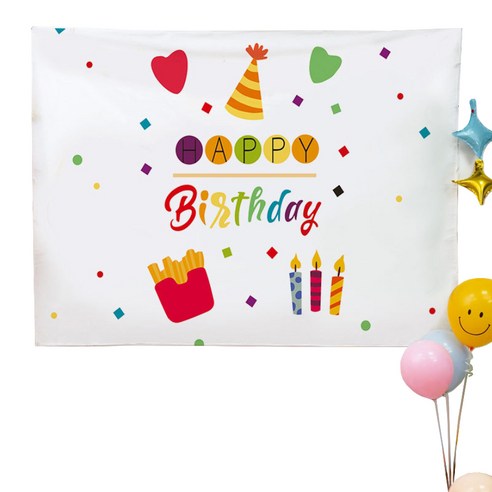 페이토 생일 잔치 파티 추억 배너 현수막, E9