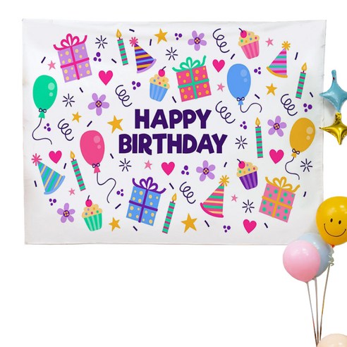 페이토 생일 잔치 파티 추억 배너 현수막, E11