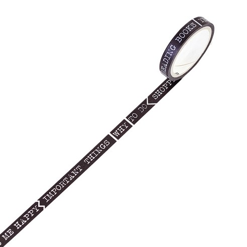 온업 DIY 다이어리 꾸미기 스티커 슬림 테이프 7mm x 5m, 1개, To Do