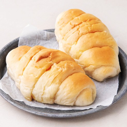 브로드카세 고소한 발효종 소금빵, 75g, 2개입, 1개