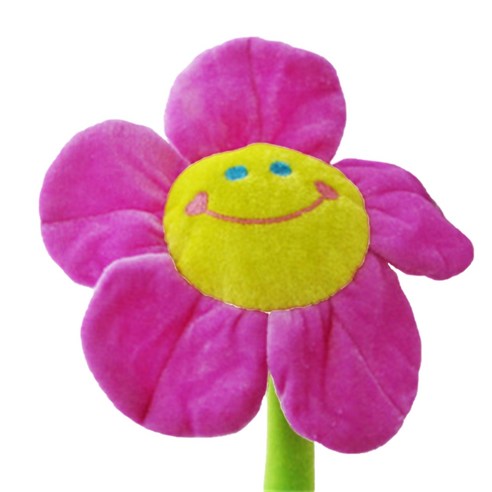 해솔 플라워 꽂이 장식 인테리어 인형 스마일, 퍼플, 85cm