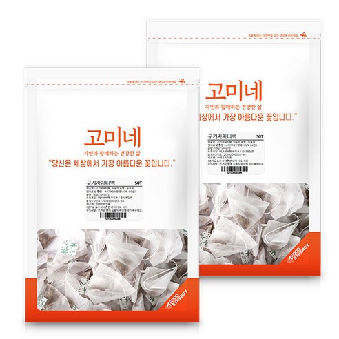 고미네 구기자차 티백, 1g, 50개입, 2개