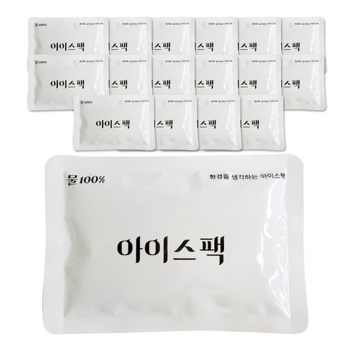 영미 물100% 아이스팩 대 16 x 24 cm, 1개입, 17개