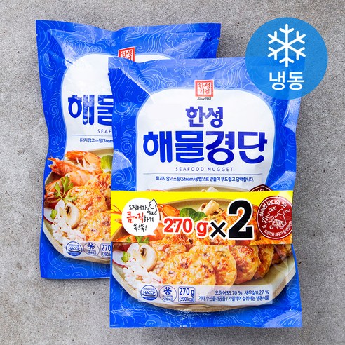 한성기업 해물경단 (냉동), 270g, 2개