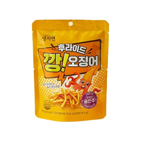 생자연 후라이드 깡 오징어, 30g, 1개