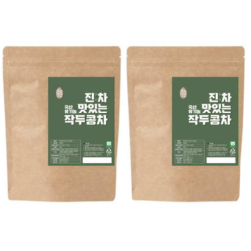 진차 맛있는 국산 유기농 작두콩차, 80g, 1개입, 2개