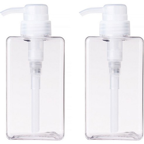 지앤와이 로션 펌프 공병 450ml, 2개, 투명