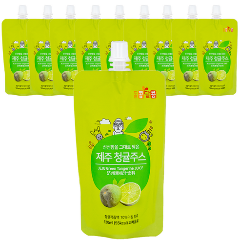 돌콤달콤 제주 청귤주스, 10개, 120ml