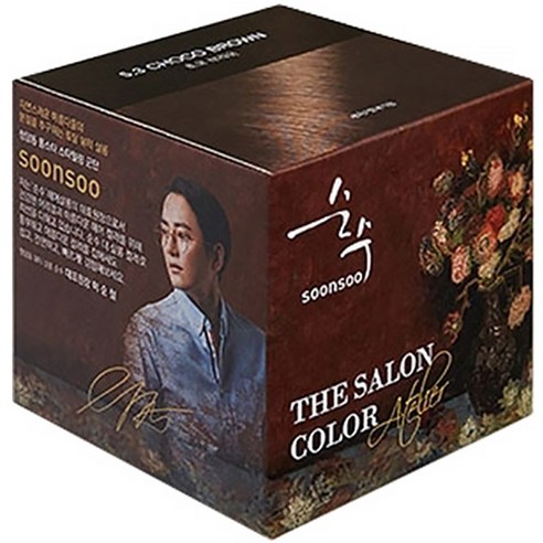 순수 더 살롱 컬러 아뜰리에 염모제, 초코브라운, 1개
