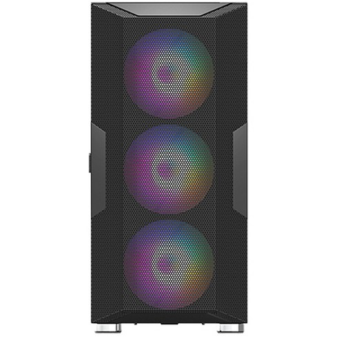 쓰리알시스템 미들타워 PC 케이스 블랙 L600