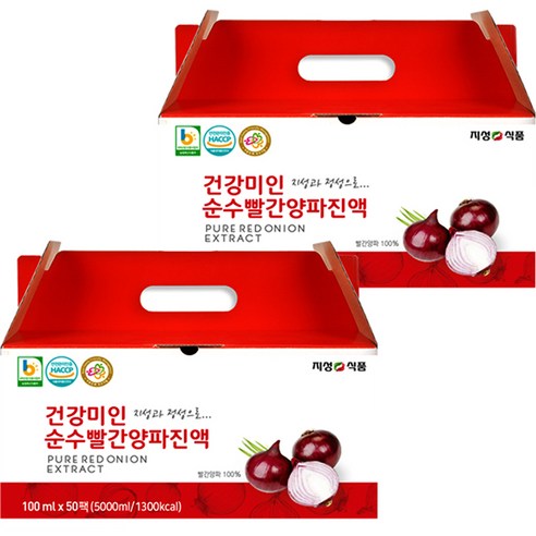 건강미인 순수 빨간 양파진액 50p, 100ml, 100개