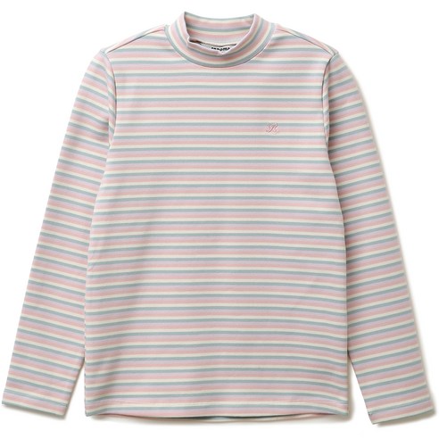 레노마키즈 여아용 무지개 반목 티셔츠 핑크 R2241T15410