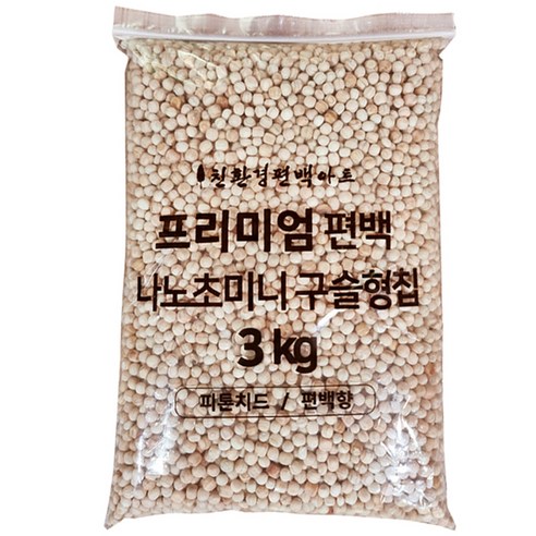 편백아트 프리미엄 편백 나노 초미니 구슬형 칩, 3kg, 1개
