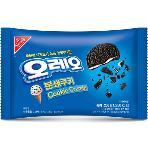 동서식품 오레오 분쇄쿠키, 1개, 250g
