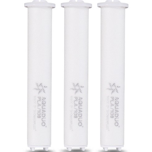 아쿠아듀오 샤워기용 PLA필터, 3개