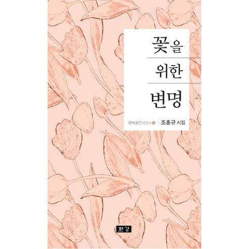 꽃을 위한 변명:조홍규 시집, 조홍규, 한강