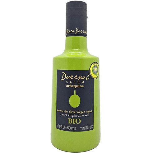 핀카 듀에나스 얼리하비스트 엑스트라버진 아르베퀴나 올리브오일, 500ml, 1병