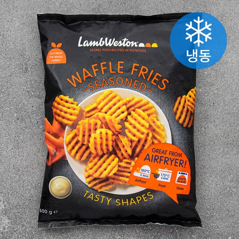 램웨스턴 와플모양 시즈닝 감자튀김 (냉동), 1개, 600g