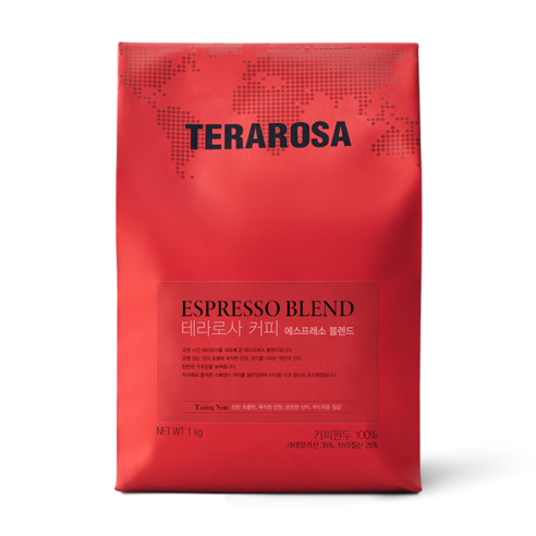 노브랜드 커피  테라로사 에스프레소 블렌드, 분쇄안함, 1kg, 1개