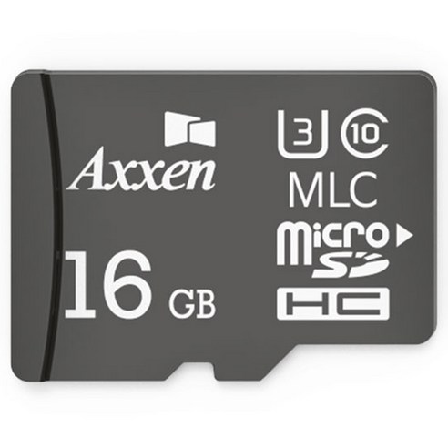 액센 블랙박스용 Black 마이크로 SD 카드 Class10 U3 MLC