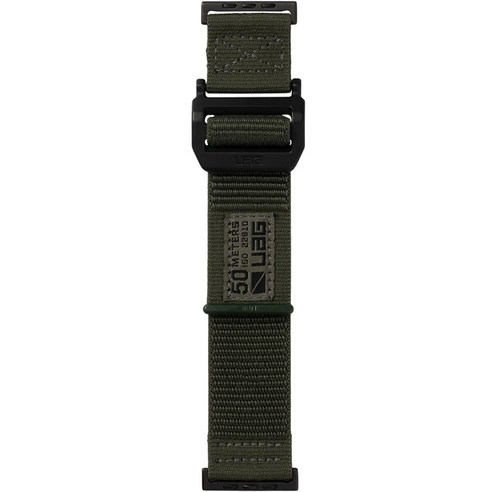 유에이지 스마트워치 액티브 일체형 스트랩 3cm, 폴리지그린