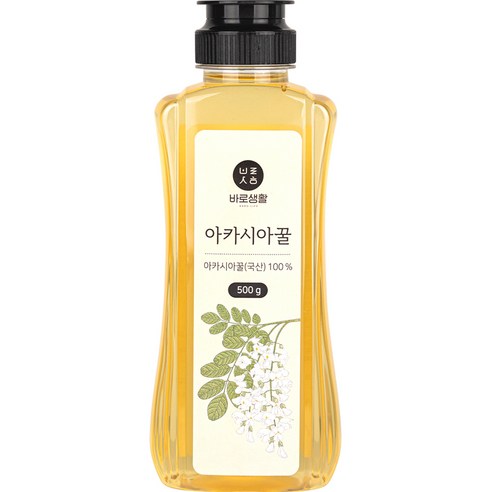 바로생활 아카시아꿀, 1개, 500g 꿀/프로폴리스 바로생활 아카시아꿀, 1개, 500g 꿀/프로폴리스