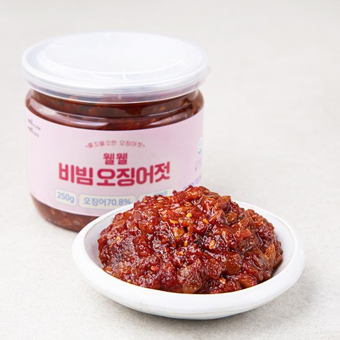 웰웰 비빔 오징어젓, 250g, 2개 냉장오징어젓 Best Top5