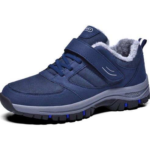 엘쏘 밸크로 아웃도어 기모안감 트래킹화