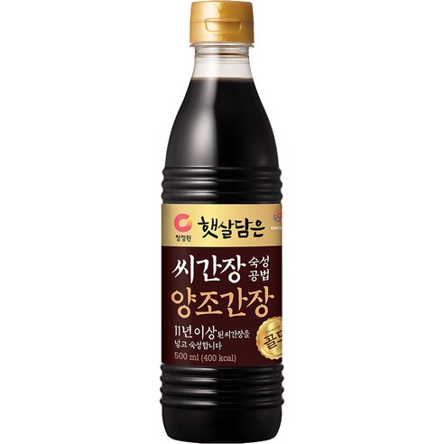 햇살담은 씨간장 숙성 양조간장 골드, 500ml, 1개