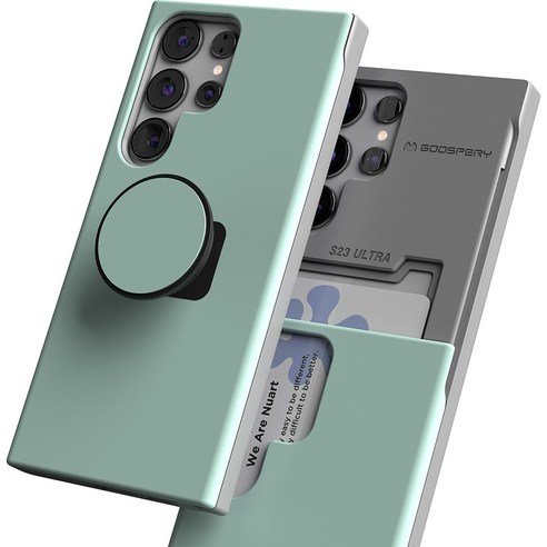 s23울트라그립톡케이스 추천상품 파스텔 색상의 매력에 젖어드는 누아트 카드 슬라이드 휴대폰 케이스 소개