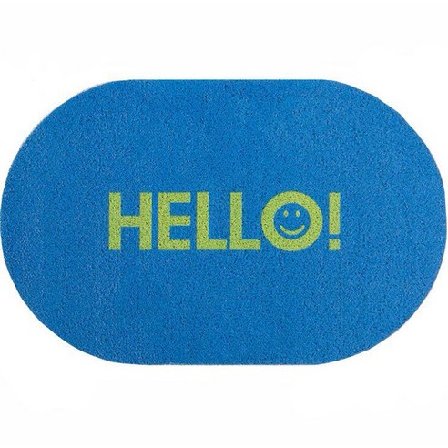 하이어리 HELLO 발매트, 블루