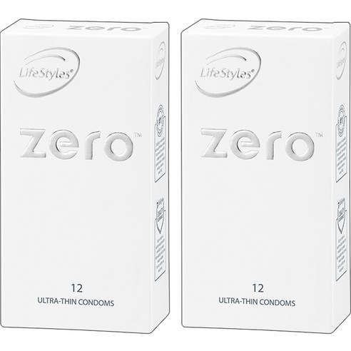 남성형콘돔 Lifestyles Zero, 12개입, 2개