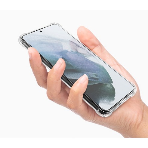 갤럭시 S23 울트라에 최적화된 신지모루 범퍼 강화 4DX 에어팁 젤리 휴대폰 케이스