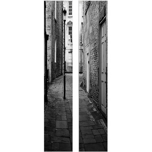 쿠니쿠니 문 인테리어 시트지 2p, 8, S(38.5 x 200 cm)