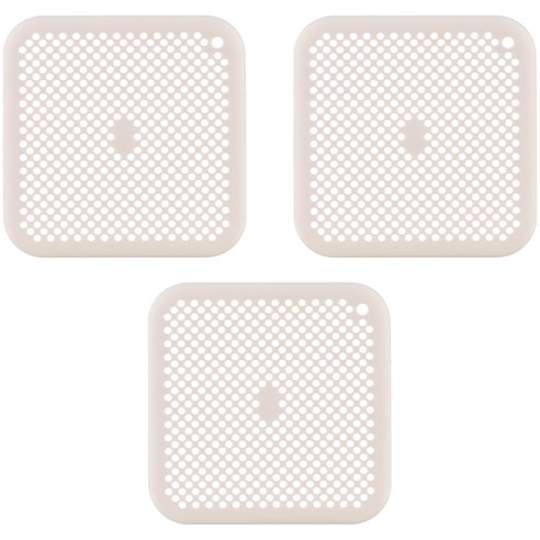 플라이토 실리콘 배수구 덮개 마개, 아이보리