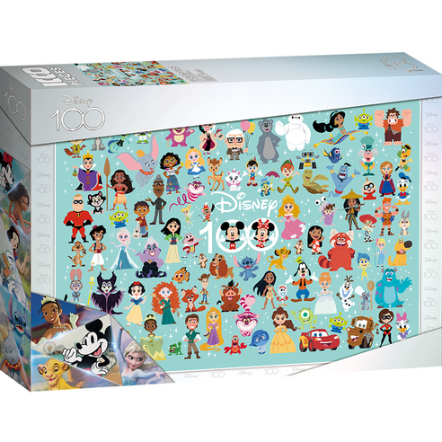 디즈니 100주년 컬렉션 직소 퍼즐 D-A10-015, 혼합색상, 1000피스