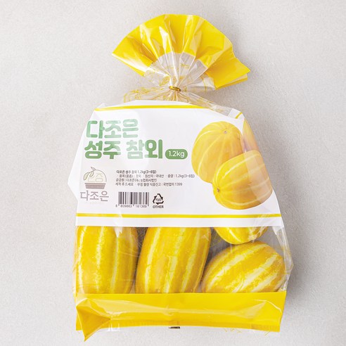 다조은 성주 참외, 1팩, 1.2kg(3~6입)