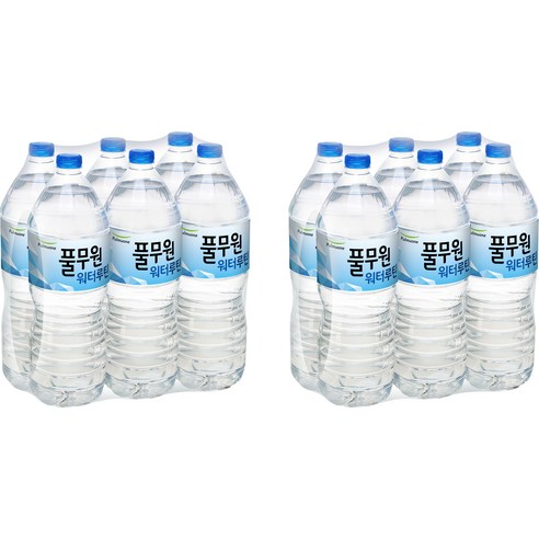 풀무원샘물 워터루틴, 2L, 12개