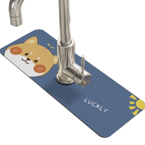 베어 워터가드 개수대매트 원형홀 5cm, 04 럭키, 1개