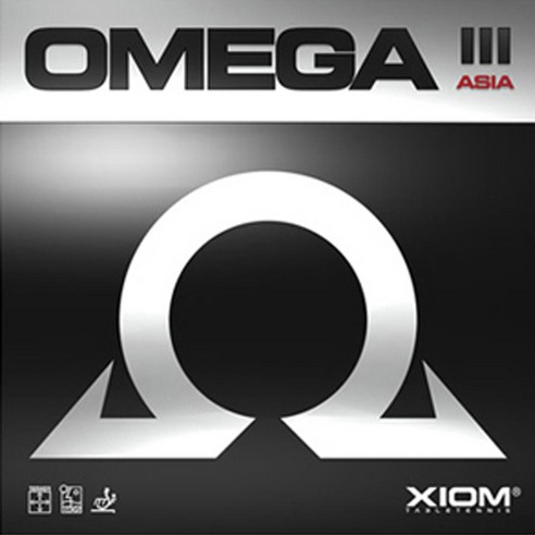 엑시옴 오메가 3 탁구 러버 MAX, 적색, 1개