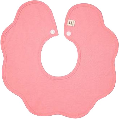 빅롤링 턱받이, 5핑크, 1개, 1개입